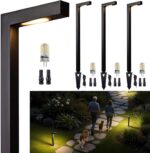 Gardenreet Low Voltage Pathway Lights Brass, LED Landscape Path Lights, Yard Lig... - Image 2