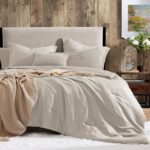Geniospin Queen Comforter Set - 7 Pieces Comforter Queen Size, Soft Solid Beddin... - Image 2