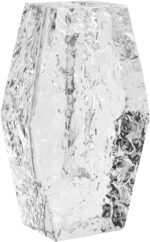 Glacier Series Crystal Vase 6.3-inch High, Modern Crystal Home Office Decor for ... - Image 2