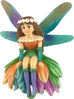 GlitZGlam Daisy The Gorgeous Miniature Fairy for Your Fairy Garden/Miniature Gar... - Image 2