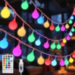 Globe Led String Lights Indoor 19 Color Changing String Lights Plug in 38ft 100 ... - Image 2