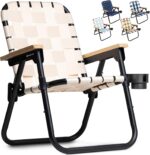 GoSports WOVN Beach Backpack Chair - 9 Styles Available - Premium Folding Campin... - Image 2