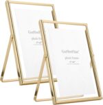 Gold 5x7" Floating Frame 2pack for Photo Sizes(3.5x5'',4x6'')for Adjustable Tabl... - Image 2