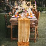 Gold Velvet Table Runner 10ft Extra Long Luxury 29x120 inch Soft Dinner Table Ru... - Image 2
