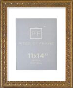 Golden State Art, 11x14 Ornate Finish Photo Frame, with White Mat for 8x10 Pictu... - Image 2