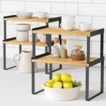 Goozii Kitchen Cabinet Organizer Shelf Set of 4, Pantry Organizers and Storage S... - Image 2