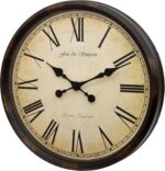 Grand Central Station Extra Large 50cm/20-Inch Wall Clock in Black - Image 2