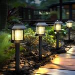 Greluna Solar Lights Outdoor,12 Pack 3000K Waterproof Auto On/Off Solar Pathway ... - Image 2