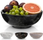 Gusto Nostro 8" Luxury Black Marble Decorative Bowl for Coffee Table - Elegant M... - Image 2