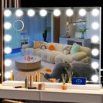 Gvnkvn Vanity Mirror with Lights, 32 x 24 Tabletop Hollyhood Makeup Mirror, Holl... - Image 2