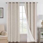 H.VERSAILTEX Polyester Blackout Curtains 96 Inches Long, 100% Absolutely Blackou... - Image 2