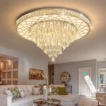 HAIXIANG Luxury Modern Crystal Chandelier Lighting Elegant Dining Room Living Ro... - Image 2