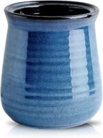 HASENSE Utensil Holder for Kitchen Counter 7.1” Cooking Utensil Crock for Counte... - Image 2
