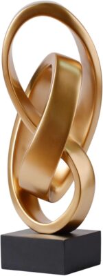 HAUCOZE Modern Abstract Sculpture Art Collectible Statue Home Decor Table Center... - Image 2