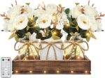 HOMECOR Mason Jar Centerpiece Table Decor for Dining Room - Table Decorations wi... - Image 2
