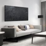 HUBOSKN Abstract Art Pictures for Wall in Living Room - Minimalist Wall Art for ... - Image 2