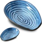 Hasense Spoon Rest for Stove Top - Blue Swirl Pattern Spoon Holder for Stove, He... - Image 2