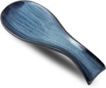 Hasense Spoon Rest for Stove Top - Navy Blue Spoon Holder for Kitchen Counter, H... - Image 2