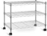 HealSmart 3-Tier Heavy Duty Storage Shelving Unit,Chrome,24.02" D x 13.78" W x 2... - Image 2