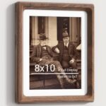 Heimlove 8x10 Picture Frames Natural Walnut,Original Wood Hand Make Crafted Phot... - Image 2