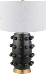 Henn&Hart 25.5'' Modern 1-Light Ceramic Table Lamp with Spherical Orbs on Lamp B... - Image 2