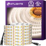HitLights White LED Strip Lights 4000K,16.4ft High Density 12V Tape Light, UL Li... - Image 2