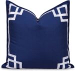 Hofdeco Premium Coastal Patio Indoor Outdoor Throw Pillow Cover Only, 20"x20" Wa... - Image 2