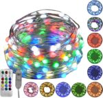 Holiday Bright Lights Big Seed String Lights 16FT, 50 RGB Color-Changing LEDs, P... - Image 2