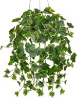 Hollyone Fake Hanging Plants with Pots, Artificial Potted Ivy Vine Faux Ivy Leav... - Image 2