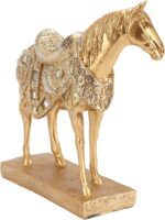Horse Sculpture Statue, Rearing Art Figurine Decorative Sculpture Home Decor Acc... - Image 2