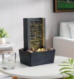 House Decorative Indoor Fountain Meditation Gurgling Water Fountain,Women Gift f... - Image 2