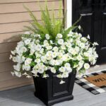 Hrobek Artificial Flowers for Outdoors Faux Plants Outside Indoor,UV Resistant S... - Image 2