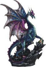 ICE Armor Hand-Painted Dragon Statue – Large Resin Collectible Figurine, Premium... - Image 2