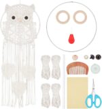 INFUNLY Owl Macrame Kit - All in One Wall Hanging Starter Set for Adult Beginner... - Image 2