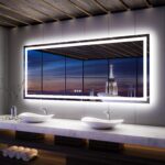 ISKM 88'' x 38'' LED Mirror for Bathroom Lighted Vanity Mirror for Wall Front Li... - Image 2