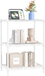 IZEUK 3 Tier Shelf, Heavy Duty Steel Wire Shelving Unit for Home, Kitchen, Laund... - Image 2