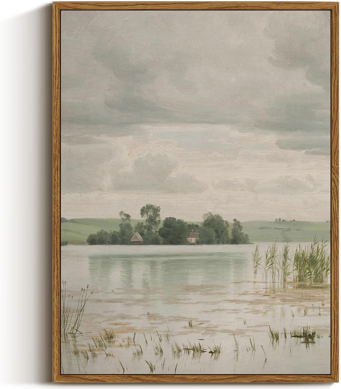InSimSea Framed Canvas Prints Art Vintage Decor, Countryside Wall Art Decoration... - Image 2