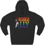 Inclusive 2A Lifestyle Pullover Hoodie - Armed Ally - LGBTQ Progressive Gun Righ... - Image 2
