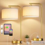 Innqoo Bedside Table Lamps for Bedroom Set of 2-Dimmable Nightstand Lamps with U... - Image 2