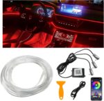 Interior Car LED Strip Lights with APP Control, 3 in 1 RGB Ambient Lighting Kit ... - Image 2