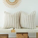 JOJUSIS Pack of 2 Faux Fur Plush Decorative Throw Pillow Covers Couch Cushion Ca... - Image 2