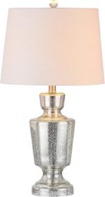JONATHAN Y 26.5" Mercury Silver Glass Table Lamp for Living Room Bedroom, Tradit... - Image 2