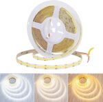 JOYLIT 24V COB CCT LED Strip Light Waterproof 16.4FT/5M 640LEDs/M 2700K-6000K, U... - Image 2
