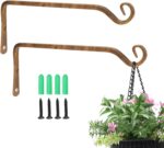 Jardim 2 Pack 10 Inch Premium Decorative Metal Iron Wall Hangers for Home Decor,... - Image 2
