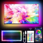 KANTUTOE LED Lights for TV, 16.4ft TV LED Backlight for 45-75 Inch TVs, RGB TV B... - Image 2