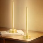 KARTOOSH Cordless LED Table Lamp Set of Two, Battery Operated Portable Desk Lamp... - Image 2