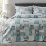 KASENTEX Country-Chic Printed Pre-Washed Quilt Set - Microfiber Fabric Quilted P... - Image 2