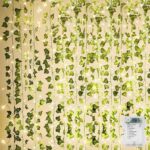 KASZOO 84Ft 12 Pack Artificial Ivy Garland Fake Plants, Vine Hanging Garland wit... - Image 2