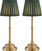 KDG Cordless LED Table Lamp Set of 2, Portables Fabric Shade Desk Lamps, 4000mAh... - Image 2