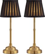 KDG Cordless LED Table Lamp Set of 2, Portables Fabric Shade Desk Lamps, 5000mAh... - Image 2